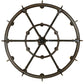 Meyda Lighting Calandra 69" 18-Light 2-Tier Gilded Tobacco Chandelier With Amber Faux Candlelight