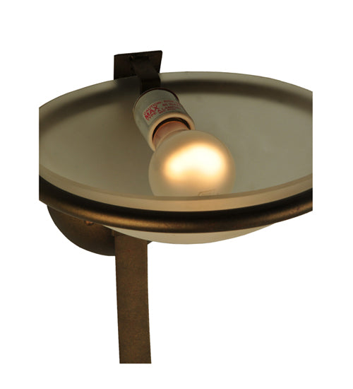 Meyda Lighting Calice 10" Copper and Bronze Wall Sconce With Contrail Mist Idalight Shade