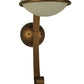 Meyda Lighting Calice 10" Copper and Bronze Wall Sconce With Contrail Mist Idalight Shade