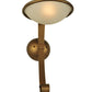 Meyda Lighting Calice 10" Copper and Bronze Wall Sconce With Contrail Mist Idalight Shade