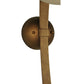 Meyda Lighting Calice 10" Copper and Bronze Wall Sconce With Contrail Mist Idalight Shade
