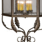 Meyda Lighting Calida 24" 12-Light Tyler Bronze Pendant Light With Clear Rainstone Idalight Shade Glass