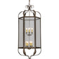 Meyda Lighting Calida 24" 12-Light Tyler Bronze Pendant Light With Clear Rainstone Idalight Shade Glass