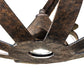 Meyda Lighting Caliope 100" 32-Light Rococco Chandelier With Amber Faux Candlelight
