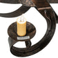 Meyda Lighting Caliope 100" 32-Light Rococco Chandelier With Amber Faux Candlelight