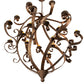 Meyda Lighting Caliope 80" 25-Light Rococco Chandelier With Amber Faux Candlelight