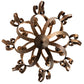 Meyda Lighting Caliope 80" 25-Light Rococco Chandelier With Amber Faux Candlelight