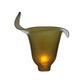 Meyda Lighting Calla Lily 9" Green Shade Glass