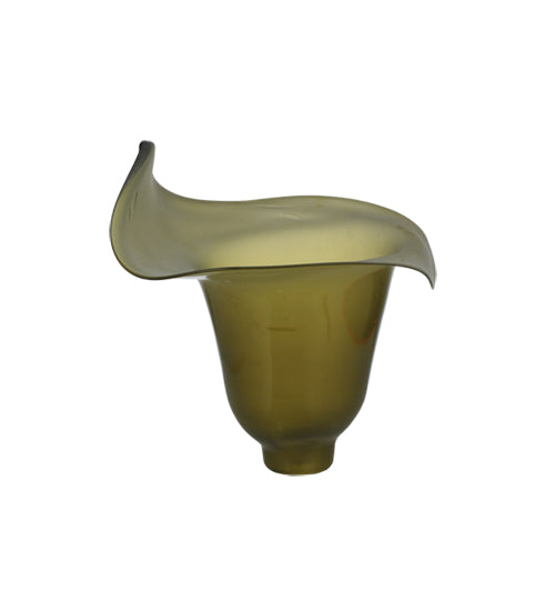 Meyda Lighting Calla Lily 9" Green Shade Glass