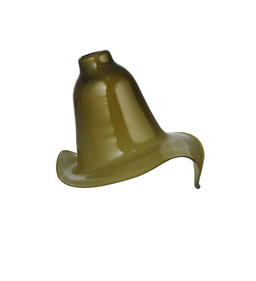 Meyda Lighting Calla Lily 9" Green Shade Glass