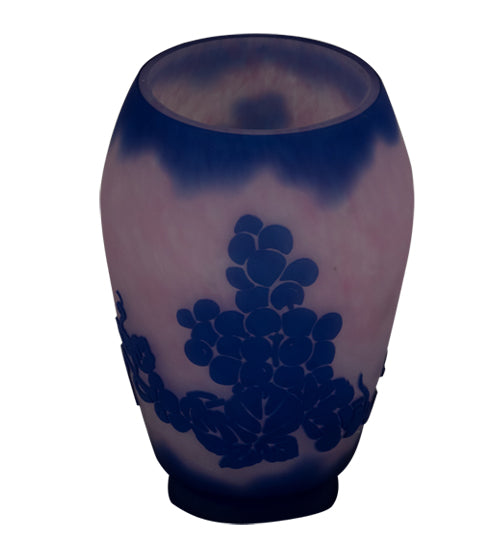 Meyda Lighting Cameo Grape 4" Blue & Pink Shade Glass