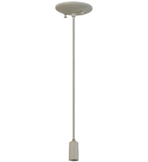 Meyda Lighting Candelabra 5" White Pendant Light Hardware