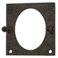 Meyda Lighting Caprice 10" Chestnut Wall Sconce With Fleshtone Idalight Shade