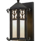 Meyda Lighting Caprice 10" Chestnut Wall Sconce With Fleshtone Idalight Shade
