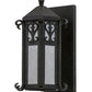 Meyda Lighting Caprice 10" Chestnut Wall Sconce With Fleshtone Idalight Shade