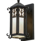 Meyda Lighting Caprice 10" Chestnut Wall Sconce With Fleshtone Idalight Shade