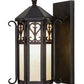 Meyda Lighting Caprice 10" Chestnut Wall Sconce With Fleshtone Idalight Shade