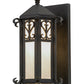 Meyda Lighting Caprice 10" Chestnut Wall Sconce With Fleshtone Idalight Shade