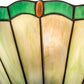 Meyda Lighting Caprice 11" Antique Brass Wall Sconce With Green Shade Glass