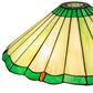 Meyda Lighting Caprice 16" Avocado Green Art Shade Glass