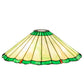 Meyda Lighting Caprice 16" Avocado Green Art Shade Glass
