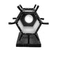 Meyda Lighting Caprice 169242 9" Antique Iron Gate Wall Sconce With Frosted Seeded Shade Glass