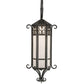 Meyda Lighting Caprice 263205 12" Antique Iron Gate Lantern Wall Sconce With Frosted Seeded Shade Glass