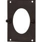 Meyda Lighting Caprice 9" Antique Iron Gate Lantern Wall Sconce With Frosted Seeded Shade Glass