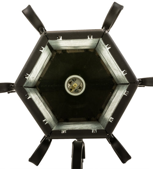 Meyda Lighting Caprice 9"W x 28"H Solar Black Wall Sconce With White Art Shade Glass