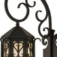 Meyda Lighting Caprice 9"W x 28"H Solar Black Wall Sconce With White Art Shade Glass