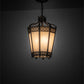 Meyda Lighting Cardiff 11" 4-Light Golden Bronze Pendant Light With Beige Sahara Taupe Idalight Shade