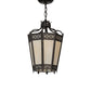 Meyda Lighting Cardiff 11" 4-Light Golden Bronze Pendant Light With Beige Sahara Taupe Idalight Shade