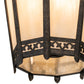 Meyda Lighting Cardiff 11" 4-Light Golden Bronze Pendant Light With Beige Sahara Taupe Idalight Shade
