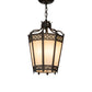 Meyda Lighting Cardiff 11" 4-Light Golden Bronze Pendant Light With Beige Sahara Taupe Idalight Shade