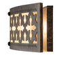 Meyda Lighting Cardiff 28" 4-Light Golden Bronze Wall Sconce With Beige Sahara Taupe Idalight Shade