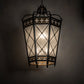Meyda Lighting Cardiff 42" 8-Light Umber Patina & Antique Distressed Gold Pendant Light With Vintage & Gold Shade Glass
