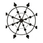 Meyda Lighting Carella 60" 20-Light 3-Tier Dark Roast Chandelier With Amber Faux Candlelight
