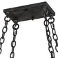 Meyda Lighting Carlotta 254701 66" 14-Light Smoke Island Chandelier With Whitestone Idalight Shade
