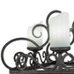Meyda Lighting Carlotta 254701 66" 14-Light Smoke Island Chandelier With Whitestone Idalight Shade