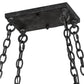Meyda Lighting Carlotta 66" 14-Light Smoke Island Chandelier With Whitestone Idalight Shade Glass
