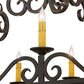Meyda Lighting Carlotta 66" 16-Light Timeless Bronze Chandelier With Amber Faux Candlelight