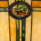 Meyda Lighting Carlsbad Mission 16" 2-Light Antique Bronze Wall Sconce With Multi-Colored Shade Glass