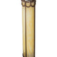 Meyda Lighting Carousel 8" LED Antique Rust Wall Sconce With Beige Sahara Taupe Idalight Shade Glass