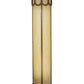 Meyda Lighting Carousel 8" LED Antique Rust Wall Sconce With Beige Sahara Taupe Idalight Shade Glass