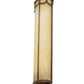 Meyda Lighting Carousel 8" LED Antique Rust Wall Sconce With Beige Sahara Taupe Idalight Shade Glass