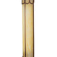 Meyda Lighting Carousel 8" LED Antique Rust Wall Sconce With Beige Sahara Taupe Idalight Shade Glass