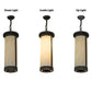 Meyda Lighting Cartier 10" 4-Light Golden Bronze Pendant Light With Beige Sahara Taupe Idalight Shade