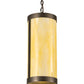 Meyda Lighting Cartier 10" Oil Rubbed Bronze Pendant Light With Creme Carrara Idalight Shade