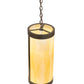 Meyda Lighting Cartier 10" Oil Rubbed Bronze Pendant Light With Creme Carrara Idalight Shade