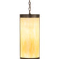 Meyda Lighting Cartier 10" Oil Rubbed Bronze Pendant Light With Creme Carrara Idalight Shade